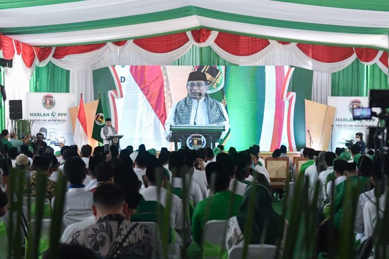 Gus Yahya Ajak Rombongan Besar di Harlah PPP