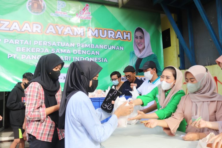 PPP Gelar Bazar Daging Ayam Murah di Akhir Ramadhan