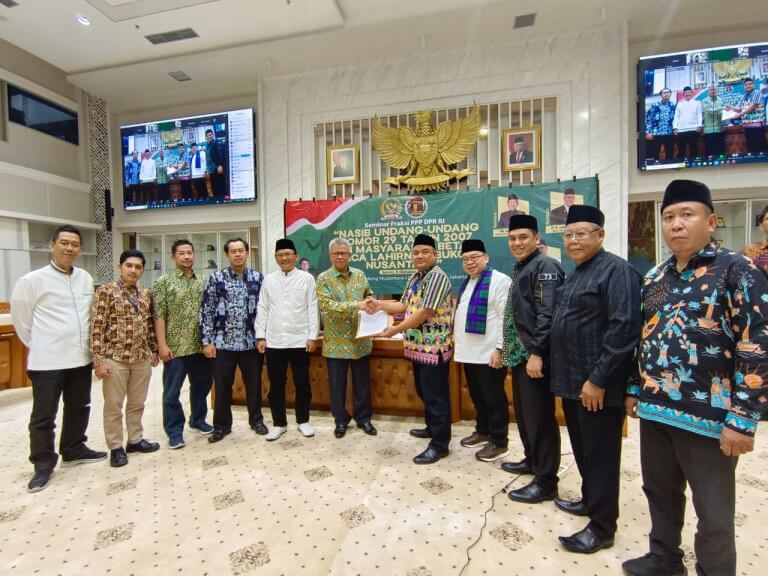 Fraksi PPP Terima Aspirasi Pembentukan Kelembagaan Masyarakat Adat Betawi