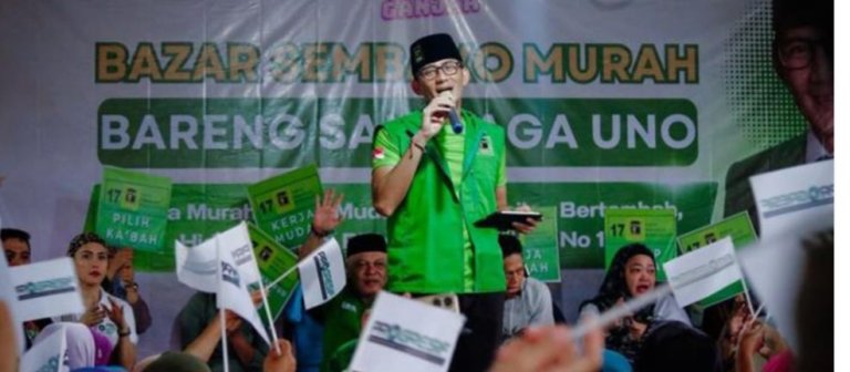 Sandiaga Optimistis PPP Lolos ke Parlemen: Sudah Lampaui Ambang Batas 4%