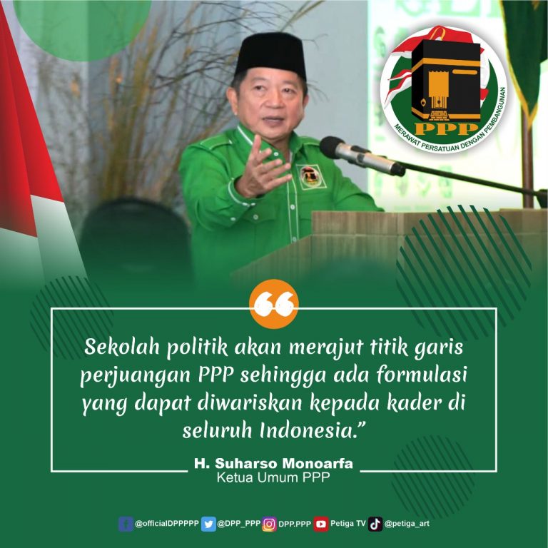 Ketum PPP : Sekolah Politik akan Merajut Titik Garis Perjuangan