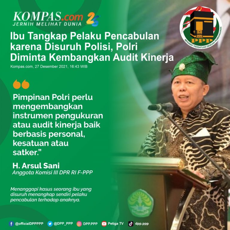 PPP Minta Polri Audit Kinerja