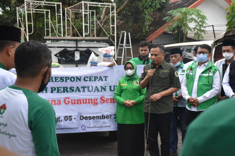 Gerak Cepat, DPP PPP Bantu Rp 100 Juta Untuk Korban Erupsi Gunung Semeru