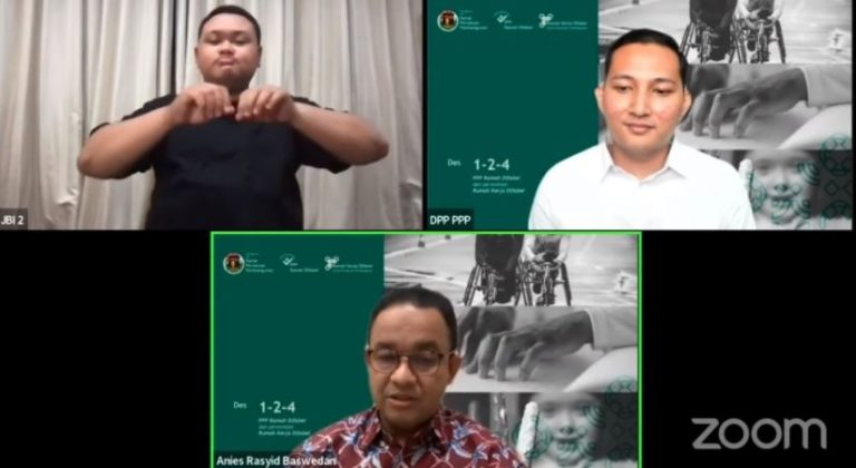Anies Apresiasi Komitmen PPP Perhatikan Kaum Difabel