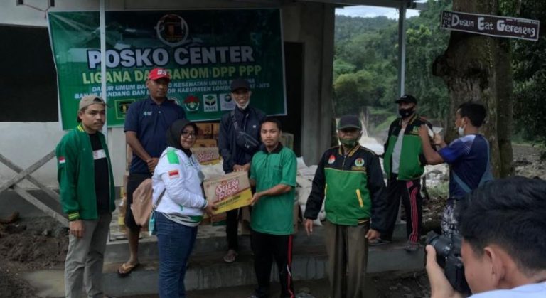 Ligana PPP Gerak Cepat Salurkan Bantuan Untuk Korban Banjir di Lombok
