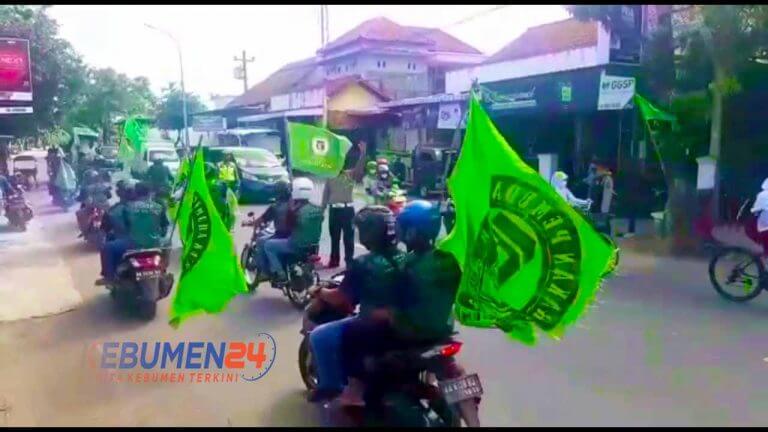 Harlah PPP ke 49, Gerakan Pemuda Ka’bah Gelar Pawai Santun Kelilingi Kota Kebumen
