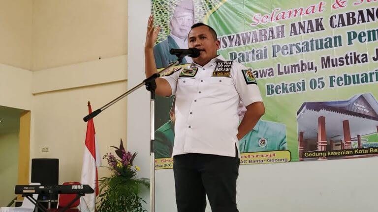 Di Acara Musancab Serentak, Ketua DPC PPP Kota Bekasi Serius Tingkatkan Target Partai