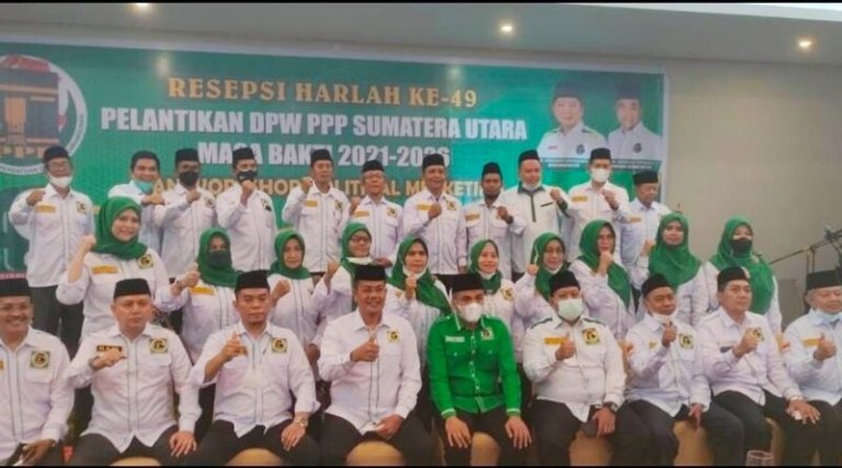 Lantik DPW Sumut, Ini Tiga Pesan Sekjen PPP