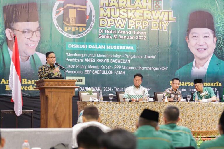 Hadiri Muskerwil PPP Yogja Anies Bicara Pentingnya Persatuan dan Pembangunan