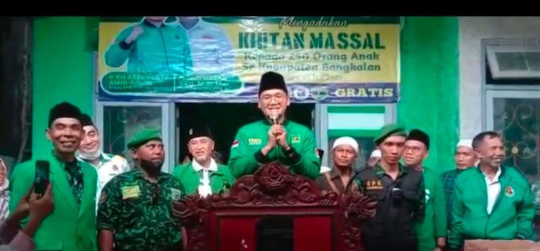 PPP Bangkalan Gelar Khitanan Massal, Pesertanya Membeludak