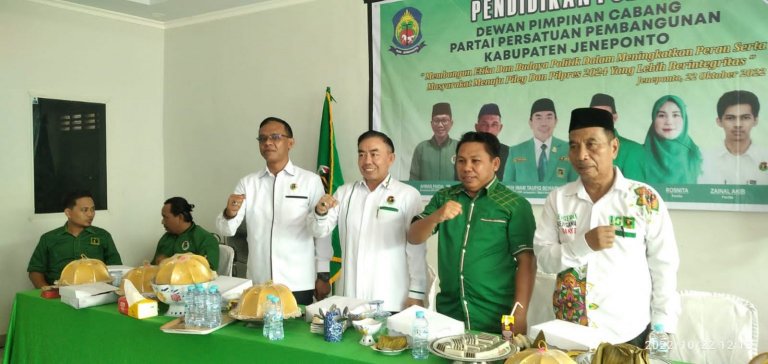 PPP Jeneponto Gelar Pendidikan Politik, Siap Sonsong Pemilu 2024