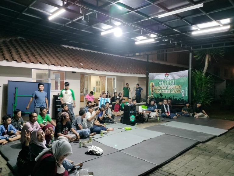 Nobar Piala Dunia GMPI, Dihadiri Anggota DPR RI hingga Penjual Jersey