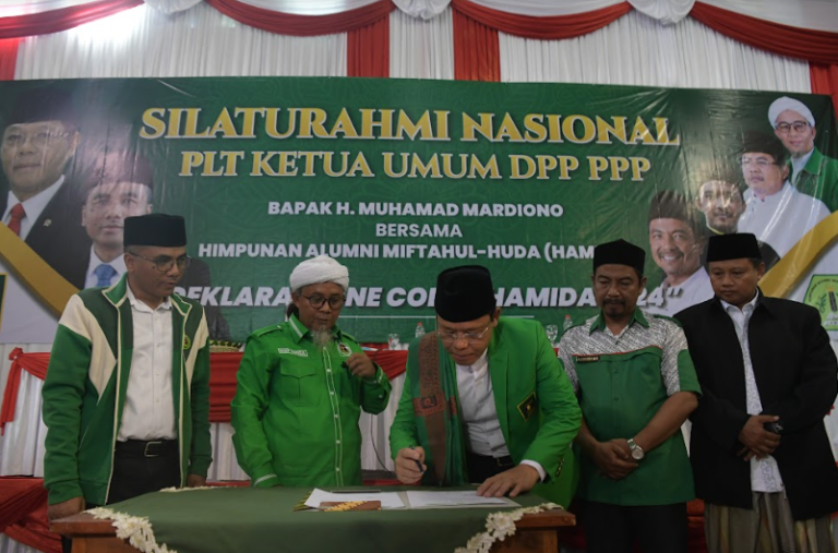 Himpunan Alumni Miftahul Huda Deklarasi Dukung PPP Pada Pemilu 2024