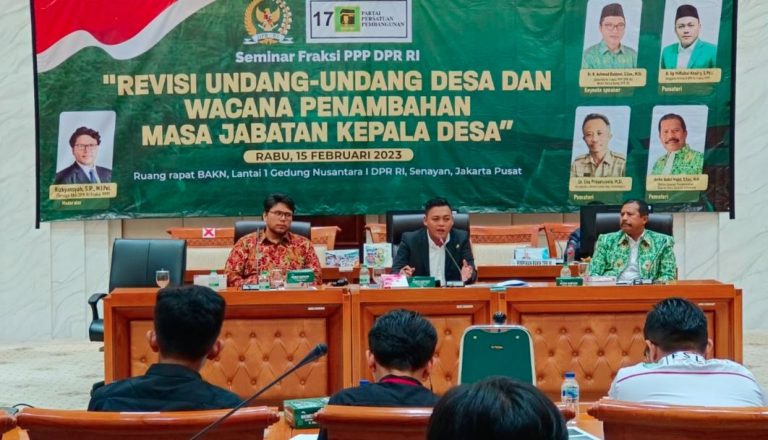 Isu Jabatan Kades, PPP Usulkan Revisi UU Desa Masuk Prolegnas