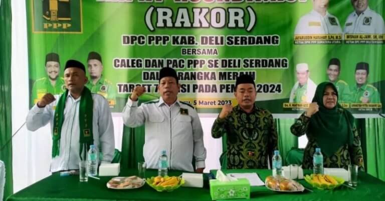 Perkuat Konsolidasi, PPP Deli Serdang Optimis Menang Pada Pemilu 2024