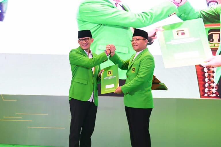 PPP Resmi Usul Sandiaga Uno Jadi Cawapres Ganjar Pranowo
