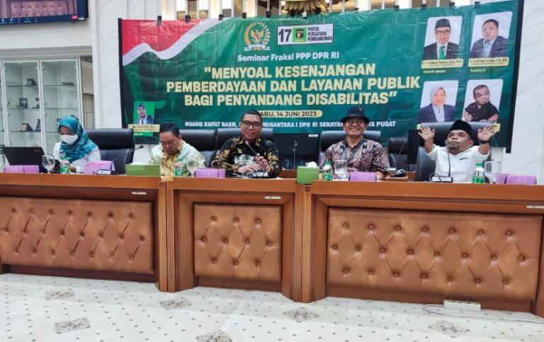PPP Dorong Pemerintah Sediakan Fasilitas dan Layanan Secara Maksimal Bagi Penyandang Disabilitas