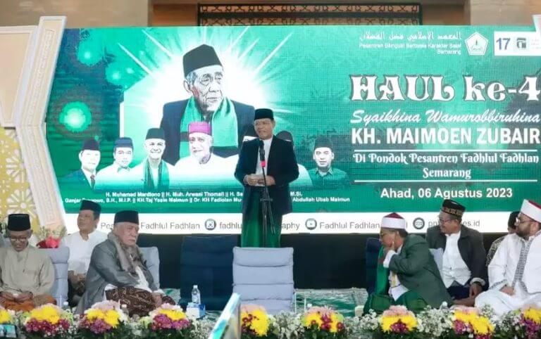 Hadiri Haul, Mardiono Akan Jaga Pesan Mbah Moen