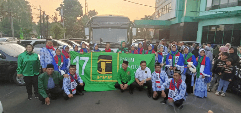 PPP Kabupaten Bogor Berangkatkan 19 Orang Umroh Pemenang Gebyar Harlah