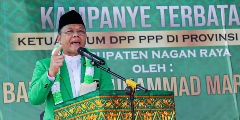 Dihadapan Kader Nagan Raya, Mardiono Optimis PPP Bangkit di Pemilu 2024