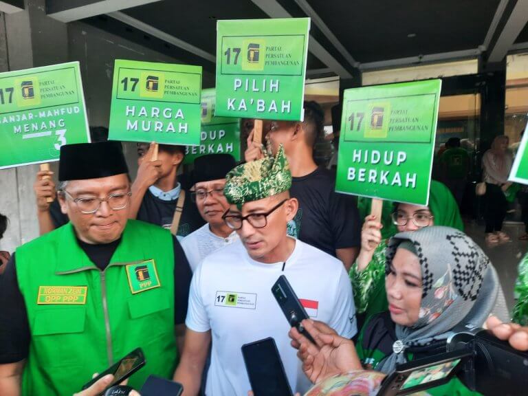 Menangkan Ganjar-Mahfud dan PPP, Sandiaga Uno Kampanye di Situbondo